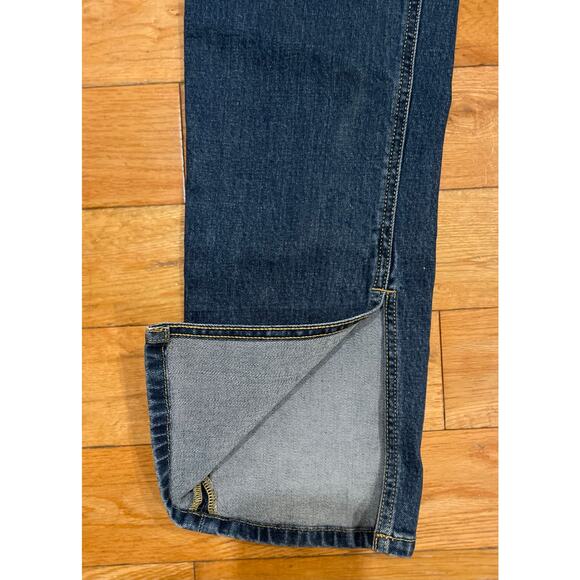 Everlane Women's Cheeky Split Hem Jean Straight Leg Medium Wash High Waist Sz 30 - Picture 5 of 6